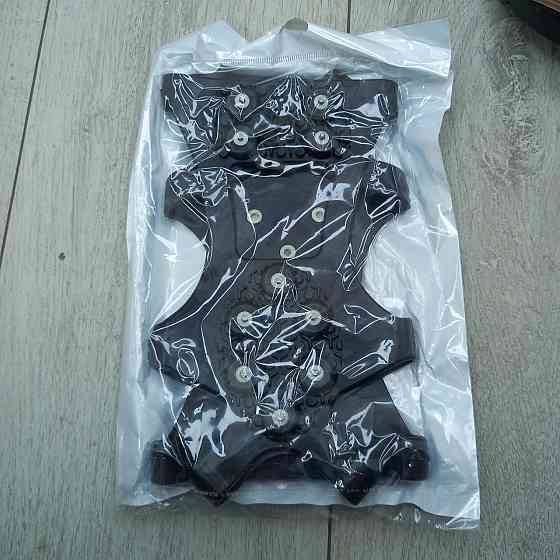 Льодоступи зимові зі сталевими шипами, розмір 38–43, 10 шт — накладки проти ковзання для взуття, льодоходи Харків