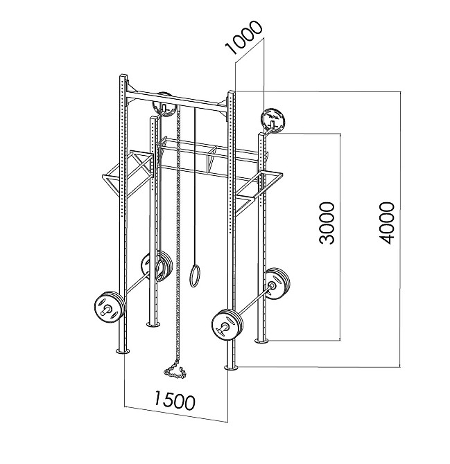 Кроссфит станция V`Noks EXO 4-2 Киев - изображение 9