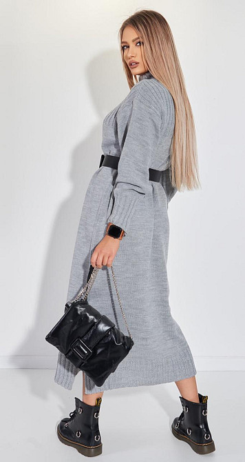 Довге в'язане плаття (42-46) Київ - фото 4