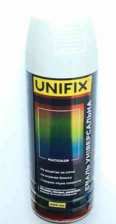 Емаль універсальна акрілова RAL 7035 сірий світлий глянець, 400 мл (Unifix) Вінниця