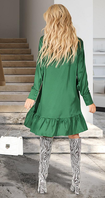 Шелковое платье-рубашка Киев - изображение 4