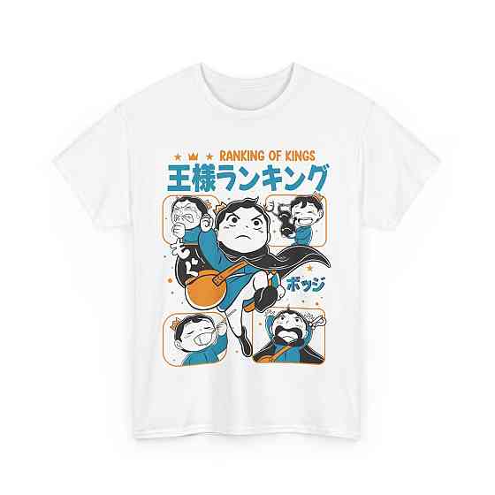 Футболка з аніме принтом Каге Боджджі Хеавй Оусама оверсайз (S/M/L) Чорний AnimeJ0373 Дніпро