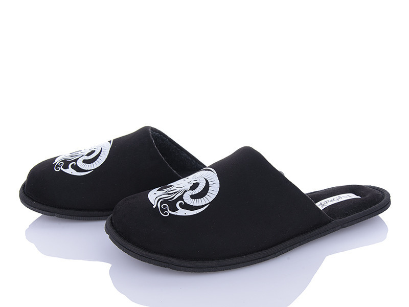 Капці Овен Знак зодіаку Чоловічі закритий носок Pago 21.03-19.04 чорний Одеса - фото 6