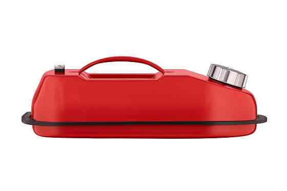 Каністра 2E паливна горизонтальна 5л метал 0.6мм, 1.5кг, червоний Київ