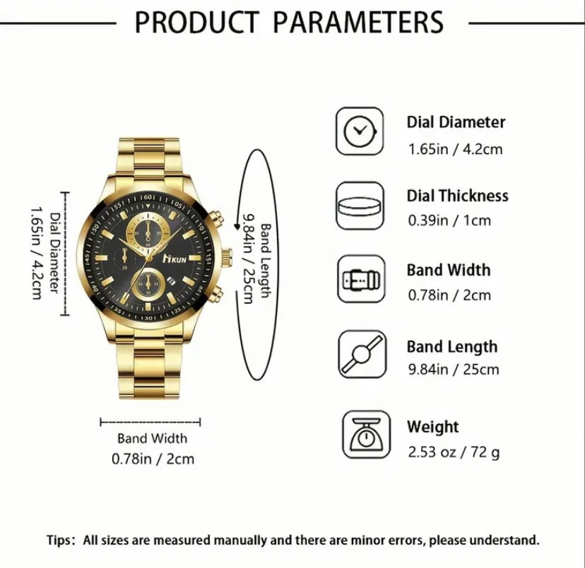 Подарунковий набір для чоловіків Лев Цар наручний годинник з браслетом і ланцюжок з кулоном сріблястий Київ - фото 5