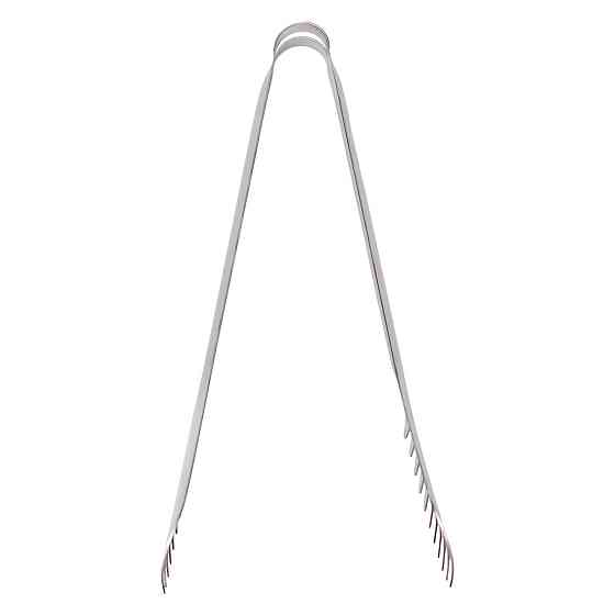 Щипцы кухонные металлические 23×4 (см) кулинарные щипцы для мяса, рыбы, гриля поварские щипцы Серебристый HP-8-65 Киев