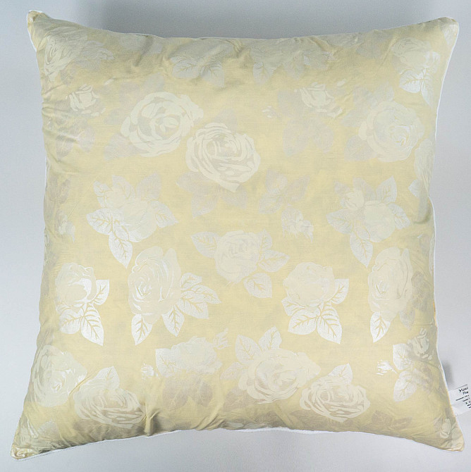 Подушка пуховая YouStar 20% пух 80% перо - упругая 70x70 см (Бежевый) Сумы - изображение 5