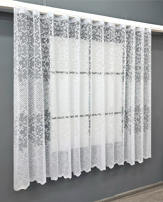 Тюль VR-Textil 1787т Жакард Білий 300х160 см (40-681) Київ - фото 2