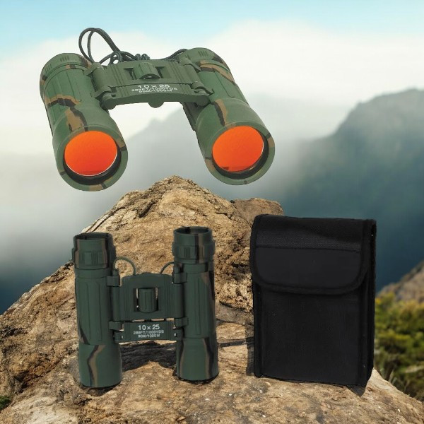 Тактический влагостойкий бинокль ARMY 10x25 с увеличением и чехлом для охоты, туризма и наблюдений Одесса - изображение 1