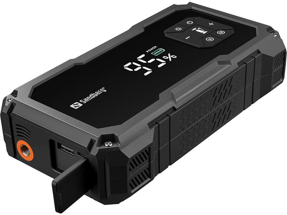 Автомобільний Jump Starter TirePump, компресор 150PSI 10000mAh  USB-A, USB-C,ліхтар 2W Sandberg Винница - изображение 1