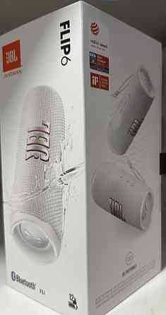 Портативна Колонка JBL Flip 6 Steel White (JBLFLIP6WHT) Киев