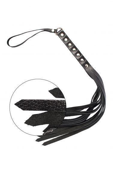 Флогер S&M Fancy Leather Floger Black Sex Aura Київ - фото 3