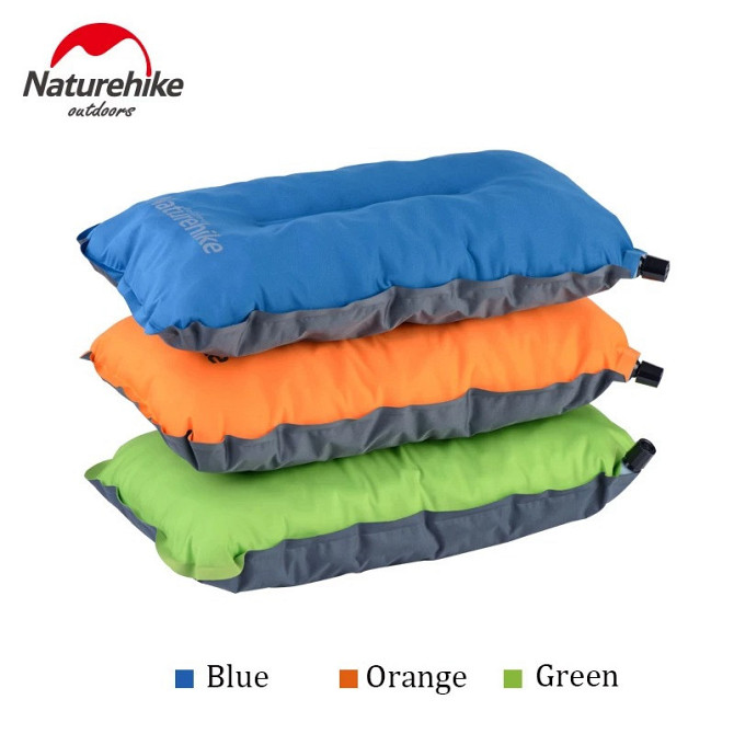 Подушка самонадувна Naturehike Sponge automatic NH17A001-L, світло блакитна Киев - изображение 3