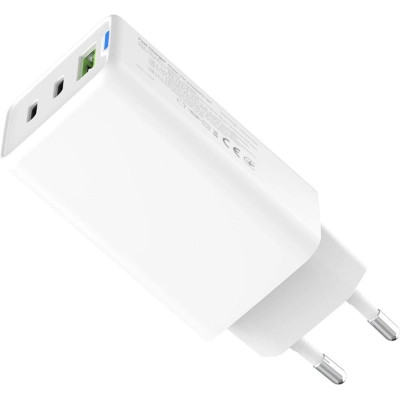Зарядний пристрій ColorWay GaN Mini 65W PD Port PPS USB (USB-2C1A) white (CW-CHS058PD-WT) Вінниця - фото 11