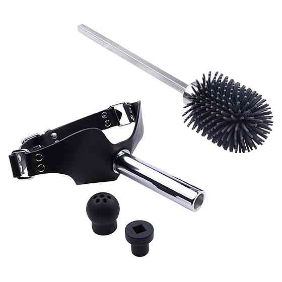 Набір для домінування LOCKINK SEVANDA Objectification Bathroom Set, маска та 4 насадки Sex Aura Київ