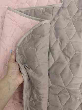 Покрывало двустороннее Decorator Microfiber куб 141х215 см какао с розовым (85-189) Киев