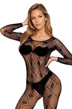 Бодистокинг - Bodystocking 2037, black - One Size Sex Aura Киев