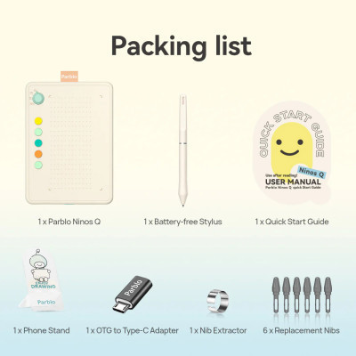 Графический планшет Parblo Ninos Q Mobile (NINOSQ) Винница - изображение 8