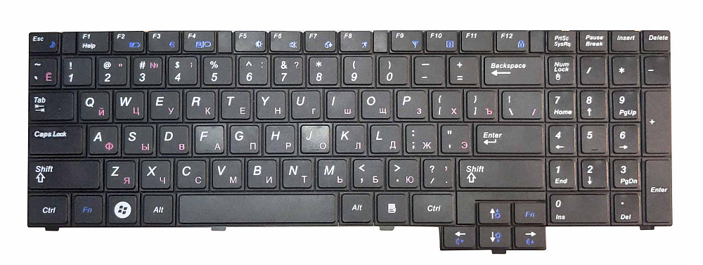 Клавиатура для ноутбука Samsung (R519) Black, RU Вінниця - фото 1