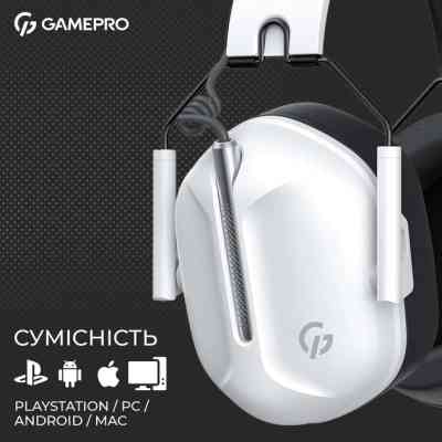 Навушники GamePro Genesis Hunter White (HS1350W) Вінниця