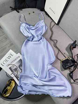 Жіноче романтичне елегантне плаття шовк Блакитний, 42/44 Одеса