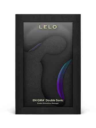 Кліторально-вагінальний звуковий стимулятор LELO Enigma Double Sonic Black Sex Aura Київ