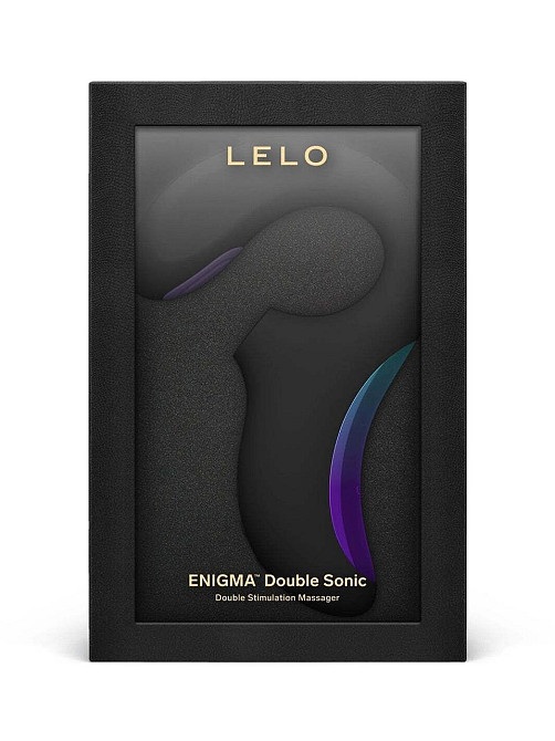 Клиторально-вагинальный звуковой стимулятор LELO Enigma Double Sonic Black Sex Aura Киев - изображение 4