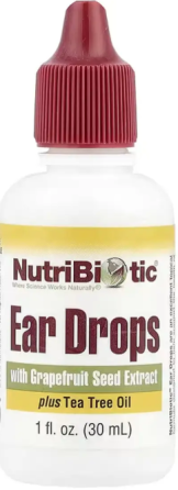 Ушные капли с экстрактом семян грейпфрута и маслом чайного дерева Nutribiotic Ear Drops 30ml Киев