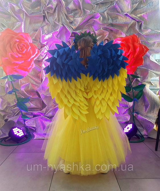 Жовта святкова сукня в патріотичних кольорах Кривой Рог - изображение 8