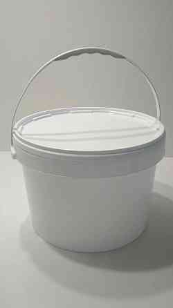 Ведро круглое с крышкой 15,7 л белое (1 шт) Харьков