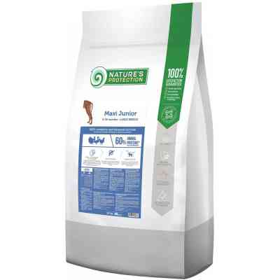 Сухой корм для собак Nature's Protection Maxi Junior Large breeds 18 кг (NPB46036) Винница