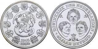 Нидерланды медаль 1985 