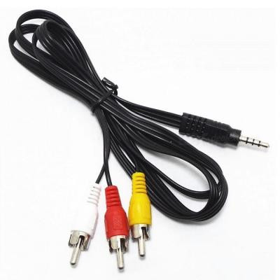 Кабель мультимедійний Jack TRRS 3.5mm папа/3RCA 1.8m Atcom (17320) Вінниця - фото 1