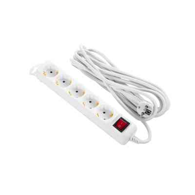Сетевой удлинитель 2E 5XSchuko з вимикачем,5м, white (2E-U05ES15M5) Винница