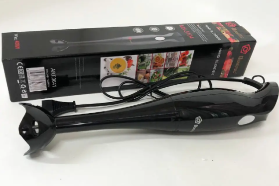 Занурювальний блендер DOMOTEC MS-5104 400W Black для подрібнення продуктів – зручний та потужний. Одеса