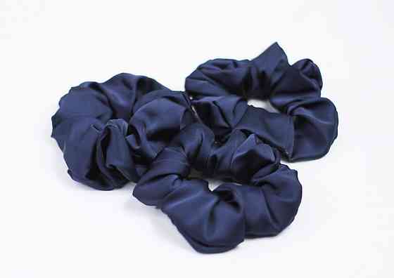 Гумка для волосся шовкова Синій Харків