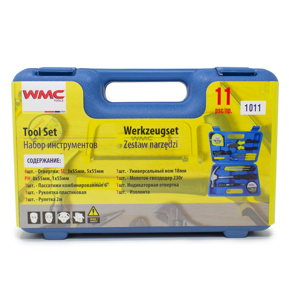 Набір інструментів 11 предметів WMC TOOLS WT-1011 Одесса - изображение 8