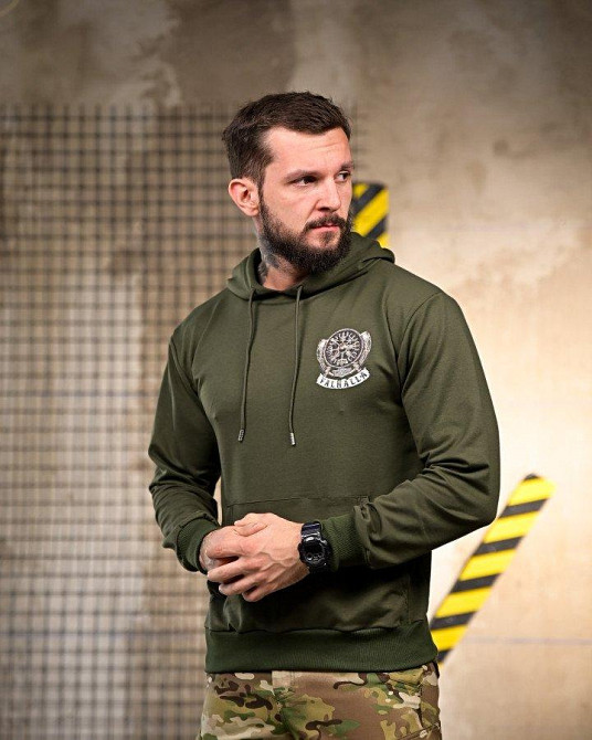 Худи Valhalla oliva РП7410 Одеса - фото 3