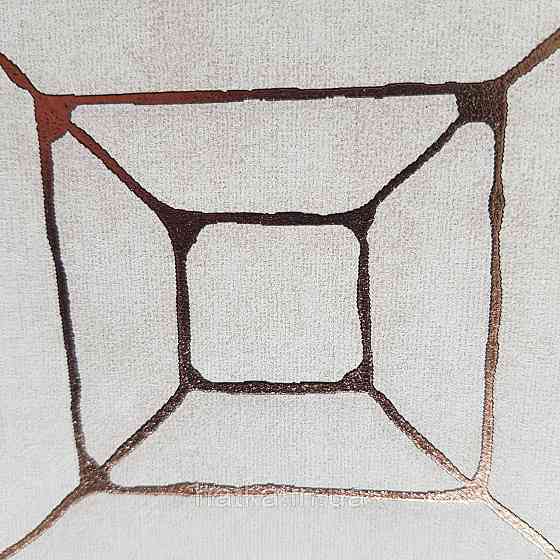 Шпалери флізелінові еко Galerie Metallic FX 0,53Х10 англія геометрія фігури золотом структурних на пісочному 3д Київ