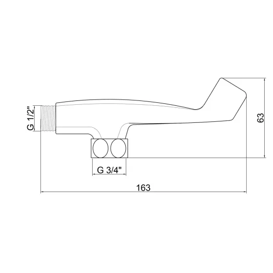 Держатель для лейки Lidz Niagara 109 LDNIA109CRM29475 Chrome Киев