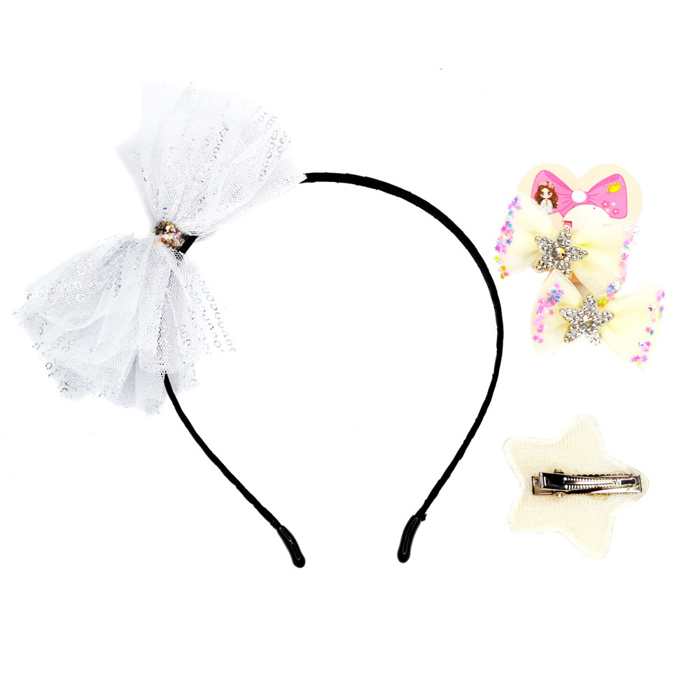 Дитячий набір "Принцеса" 0105-036-4 обруч, резинка, затискач Вінниця - фото 2