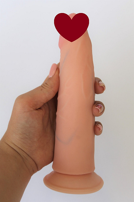 Фалоімітатор EGZO Ciberskin D003 (17,5 см х 3,5 см) Sex Aura Київ - фото 1