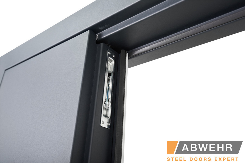 Двери уличные, модель 506 Nordi Glass RAL 7021Т со стеклопакетом 1200 Киев - изображение 7