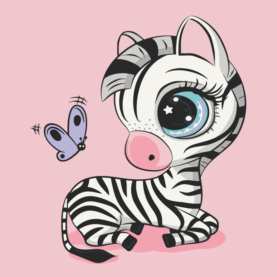 Картина за номерами "Зебра" Art Craft 15085-AC 30х30 см Вінниця - фото 1