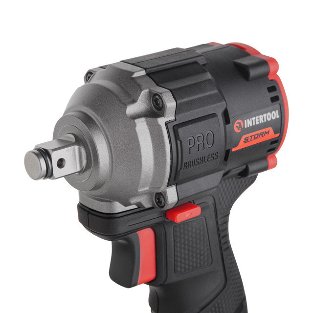Гайковерт акумуляторний INTERTOOL WT-9363, 20 В, 350 Nm, COMPACT, 2500 об/хв, 3250 уд/хв, 1/2", без ЗП та АКБ - для автомайстерні Львів - фото 6