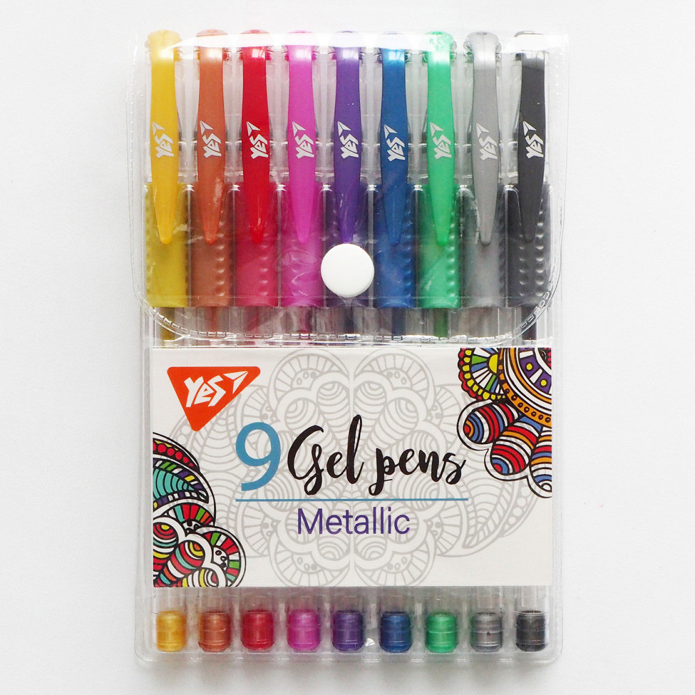 Набір гелевих ручок  9 шт. "Yes""Metallic", 420433, шт Київ - фото 1