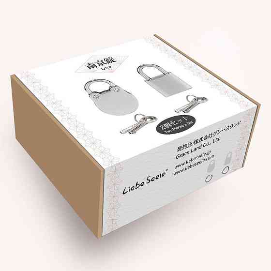 Замочок Liebe Seele Frog Shape Padlock Silver (2 шт.) Sex Aura Київ