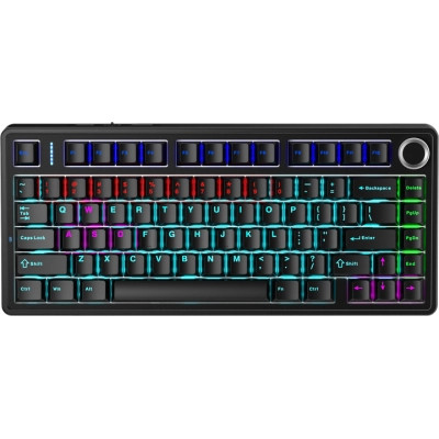 Клавіатура Aula F75 keycap KRGD Blue USB UA Black (6948391202846) Вінниця - фото 1
