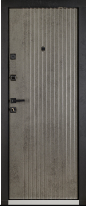 Дверь входная Артиз Элит Монако бетон темно-серый 860х2040 мм Киев - изображение 2