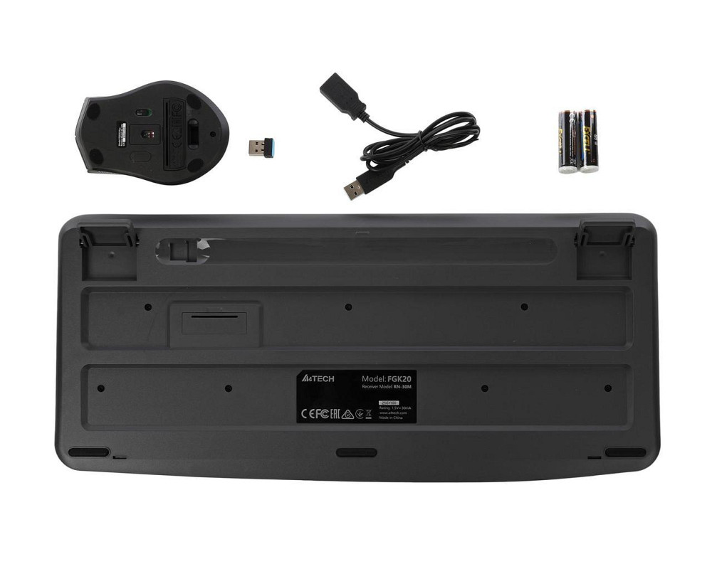 Комплект (клавіатура, миша) бездротовий A4Tech Fstyler FG2500S Plus Grey ( 20880 ) Харьков - изображение 6
